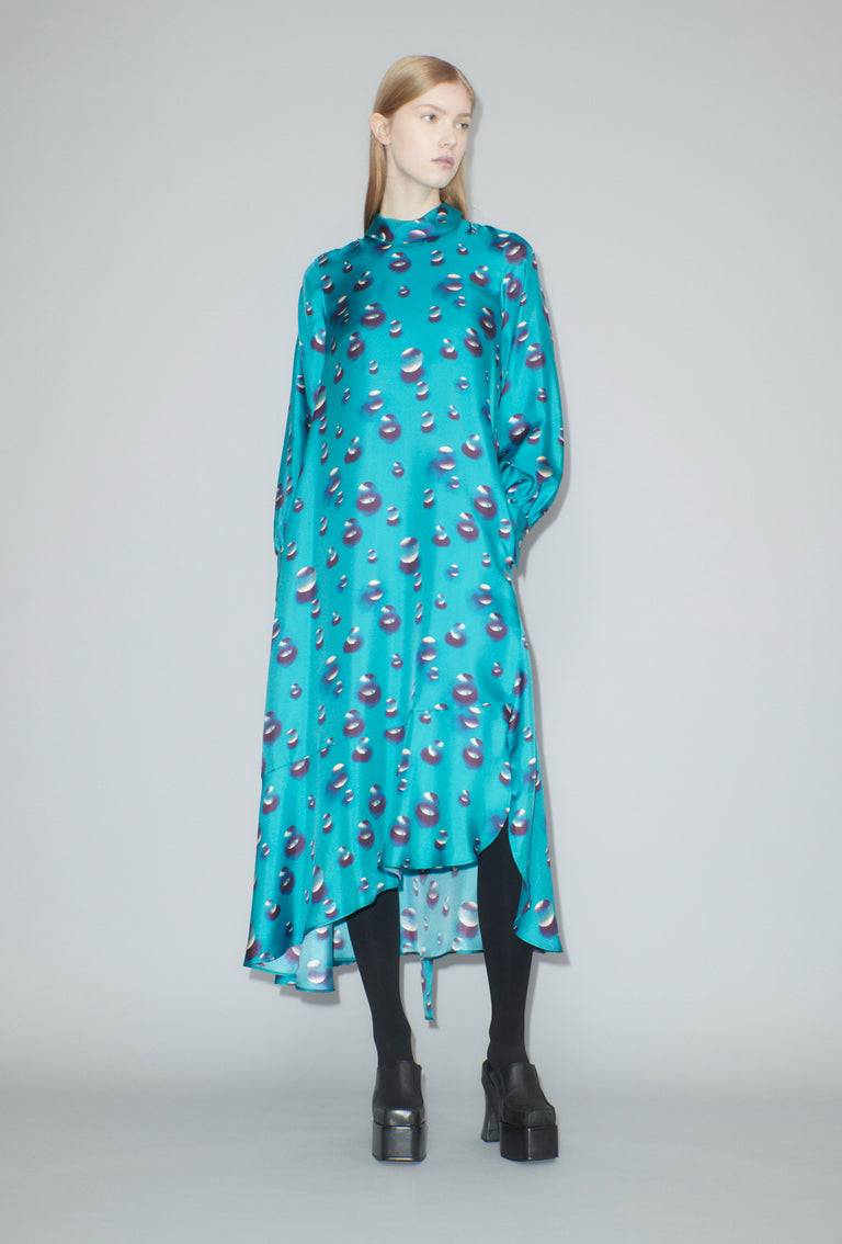 Odeeh Airbrush Drops Kleid, Peacock JETZT KAUFEN