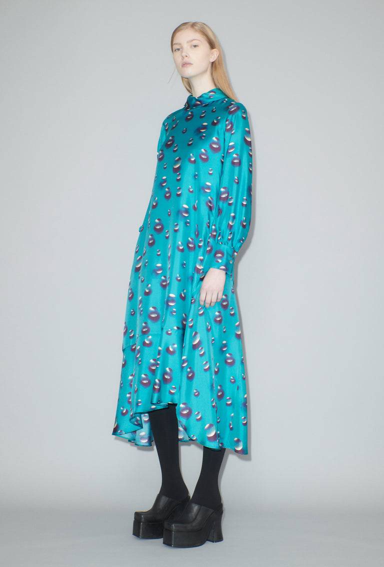 Odeeh Airbrush Drops Kleid, Peacock JETZT KAUFEN