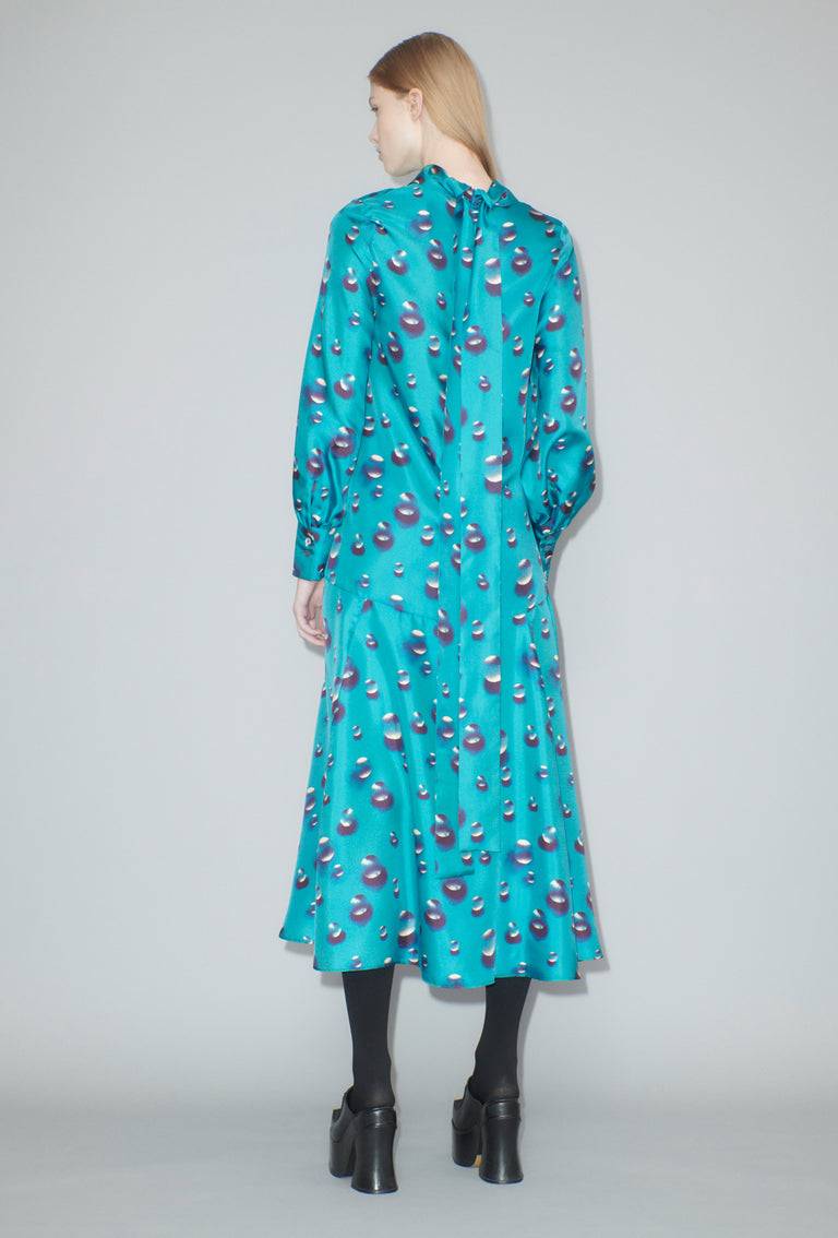 Odeeh Airbrush Drops Kleid, Peacock JETZT KAUFEN