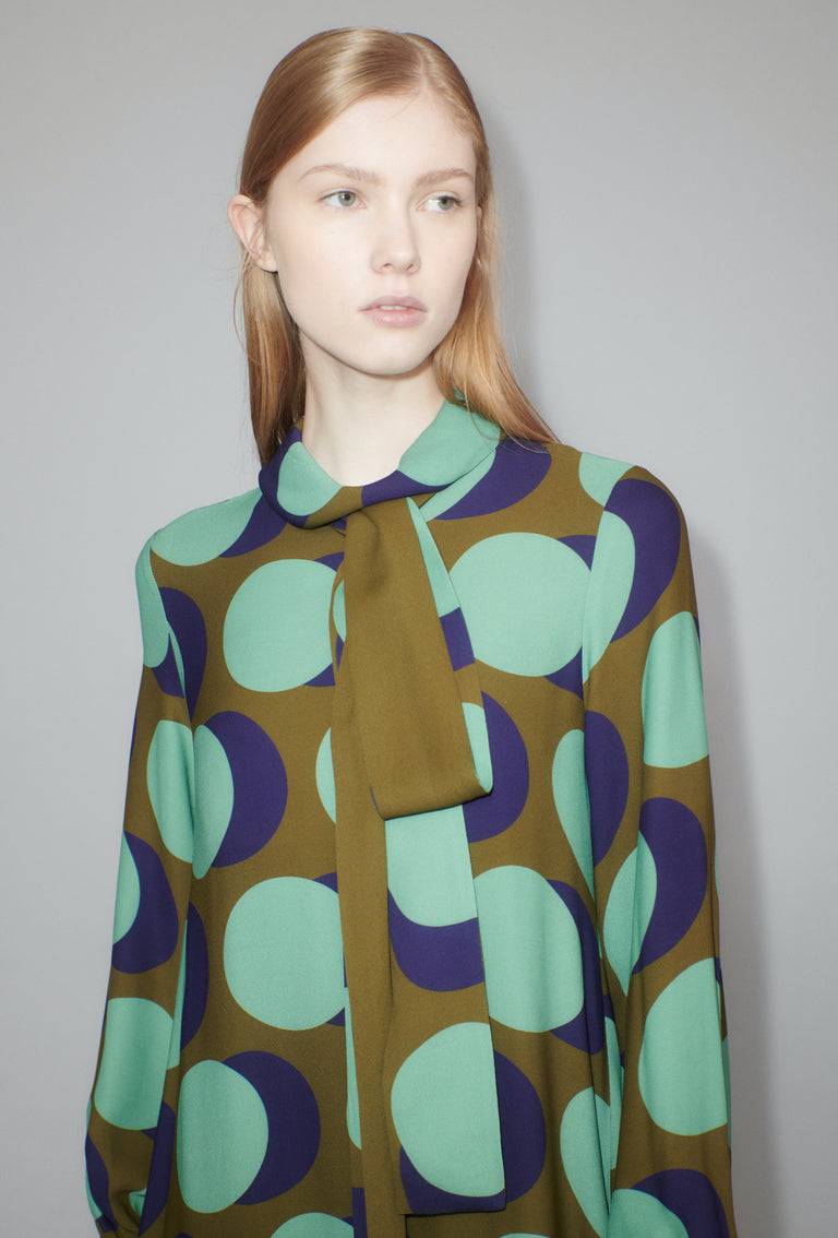 Odeeh Big Double Dot Kleid, Moss Neueste Stile
