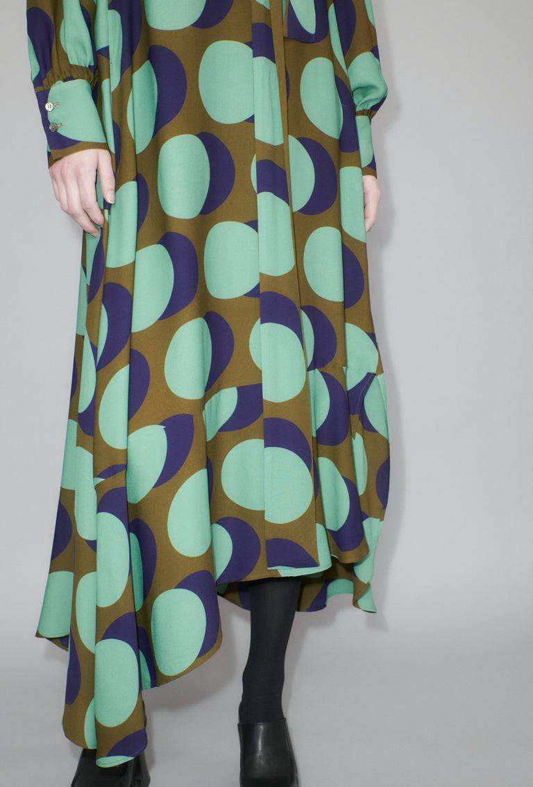 Odeeh Big Double Dot Kleid, Moss Neueste Stile