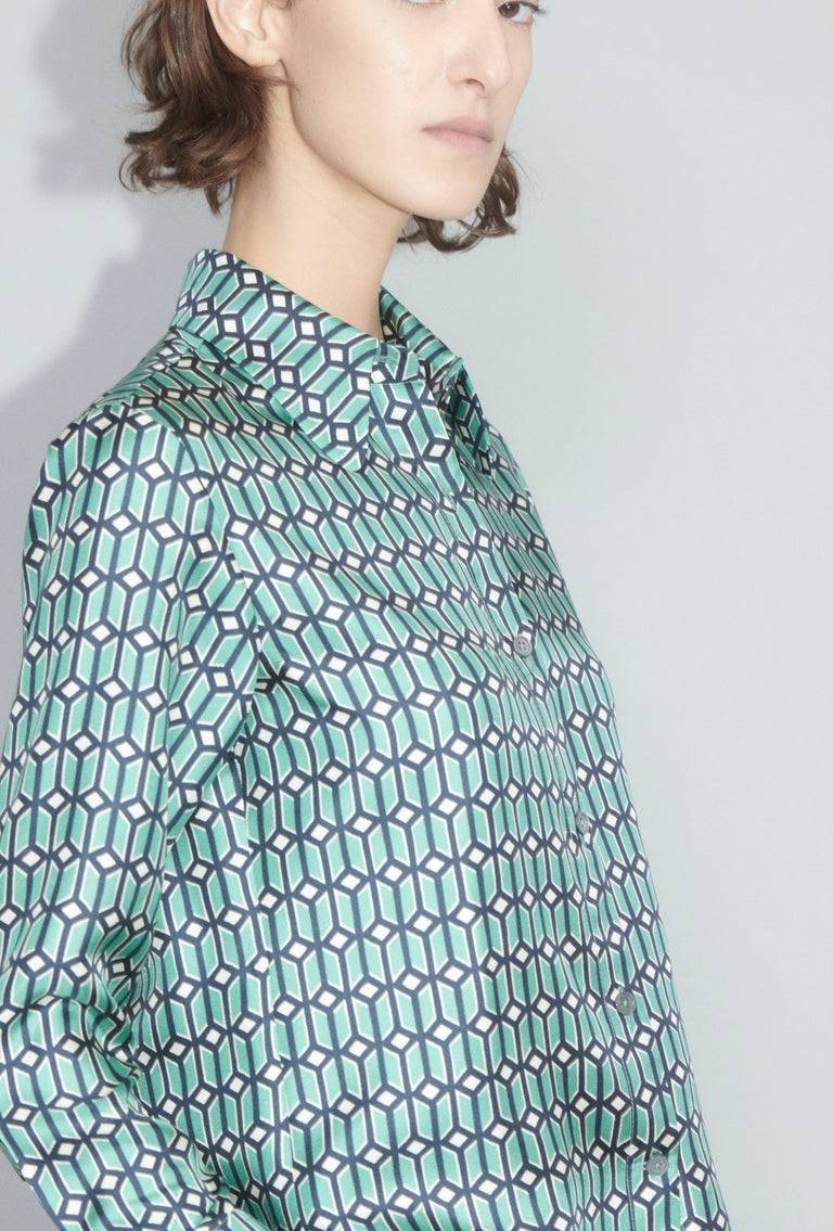 Odeeh Cuboids Bluse, Murano Super Rabatt