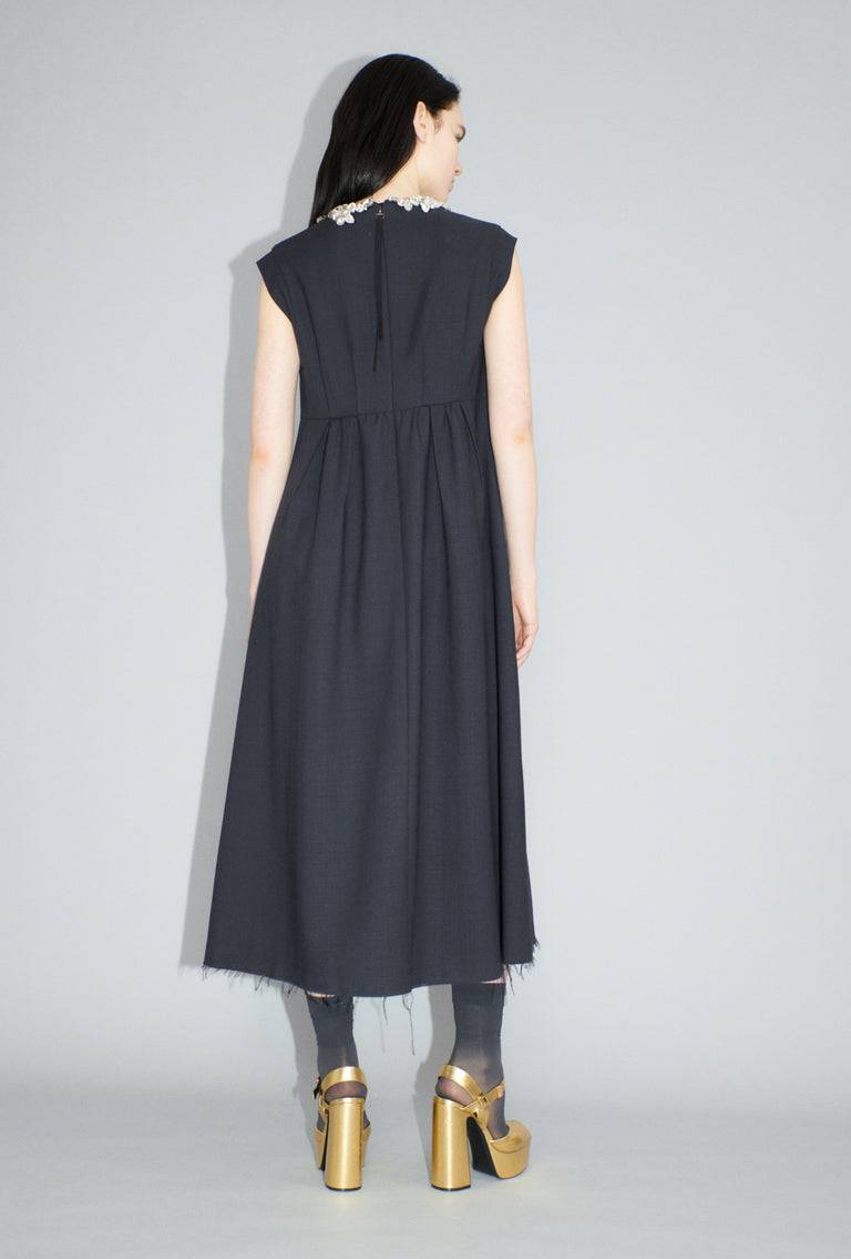 Odeeh Struct. Tropical Kleid, Slate 50% Rabatt mit kostenlosem Versand