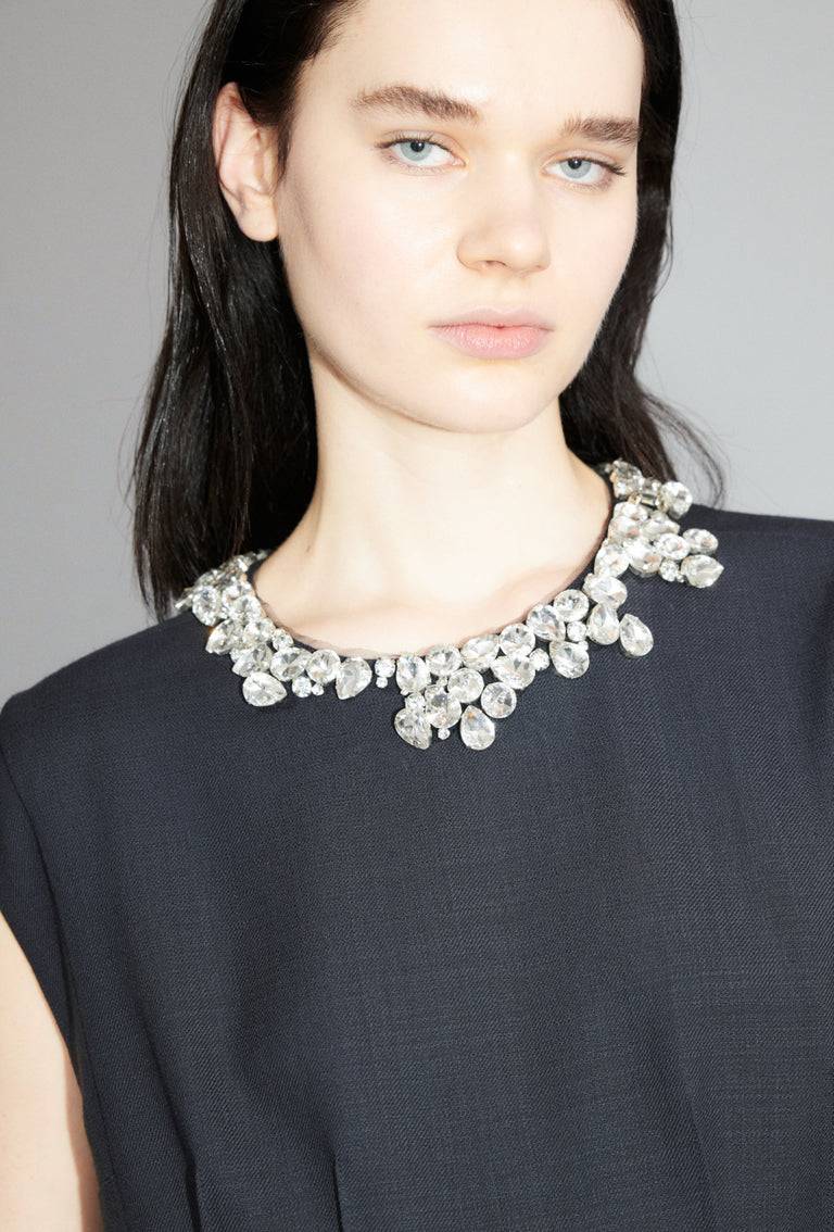 Odeeh Struct. Tropical Kleid, Slate 50% Rabatt mit kostenlosem Versand