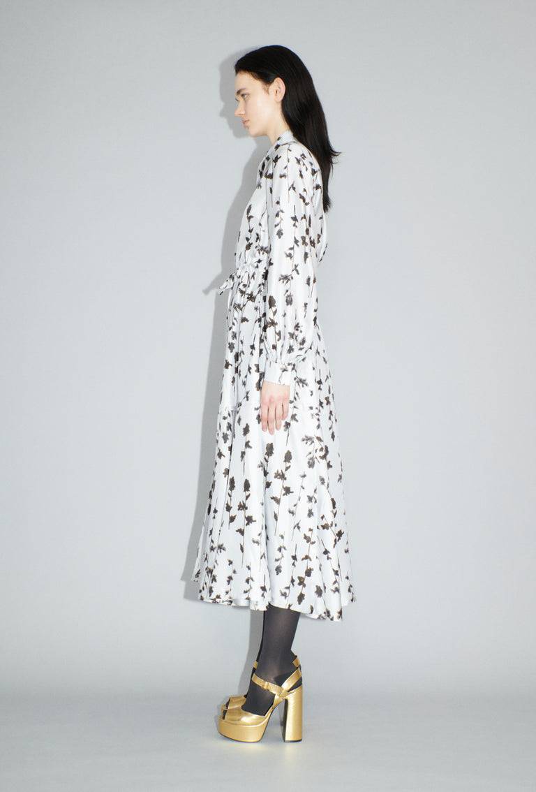 Odeeh Flower Items on Twill Kleid, Diamond Black Friday Preise