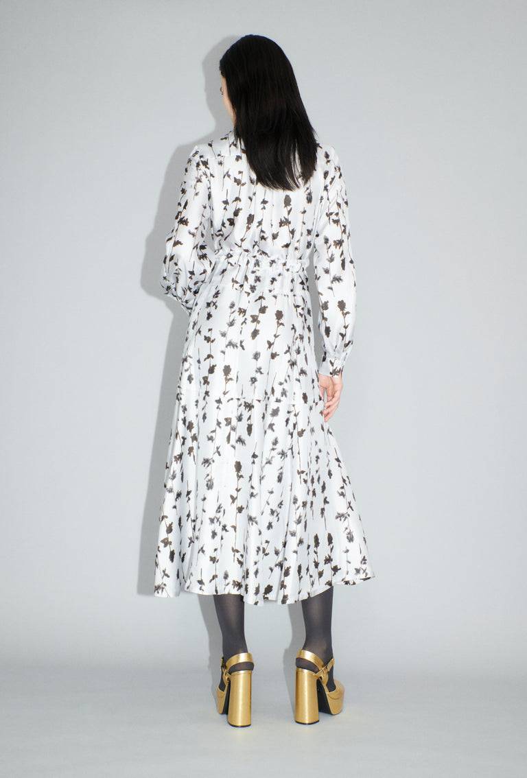 Odeeh Flower Items on Twill Kleid, Diamond Black Friday Preise