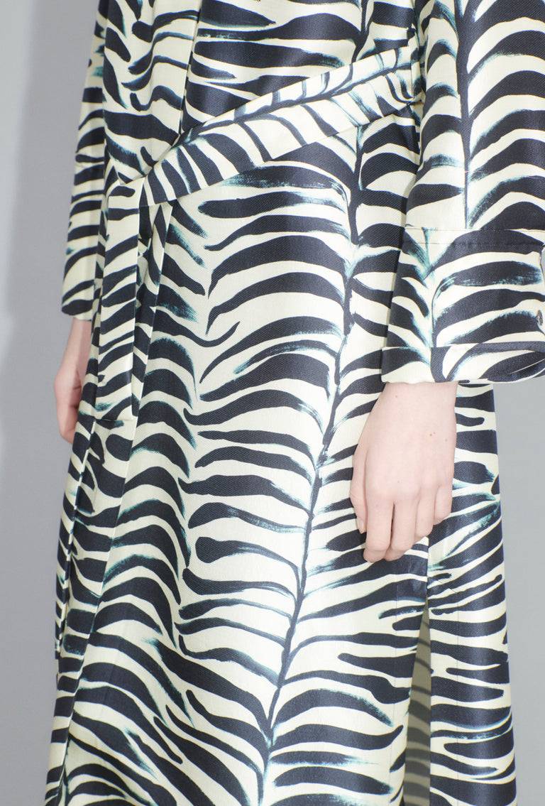 Odeeh Big Op-Art Tree Kleid, Black White 50% Rabatt für begrenzte Zeit