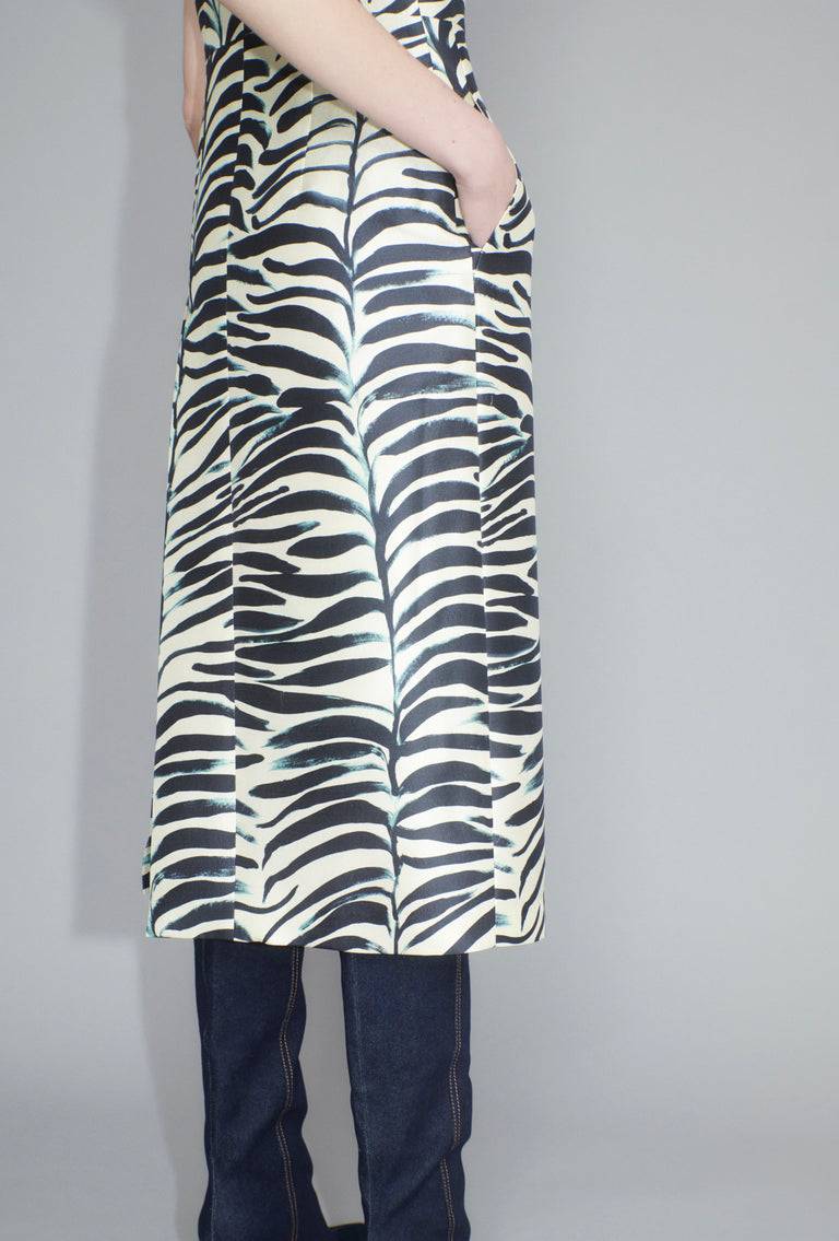 Odeeh Big Op-Art Tree Kleid, Black White Rabatte dieses Monats