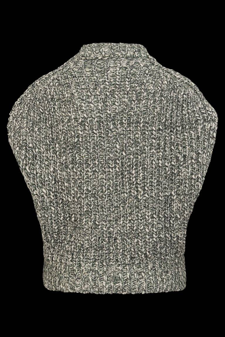 Odeeh Marbled Alpaca Wool Pullunder, Verdigris Black Friday