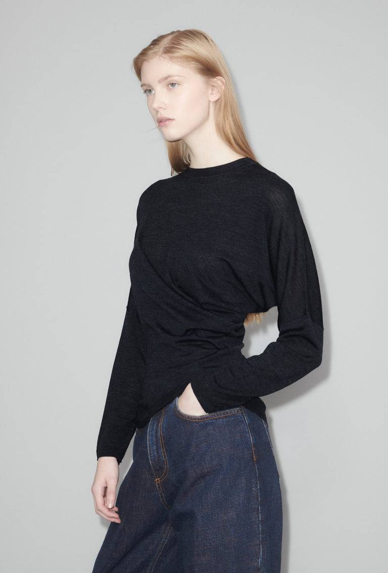 Odeeh Merino Extrafine Pullover, Jet Black Osterangebot