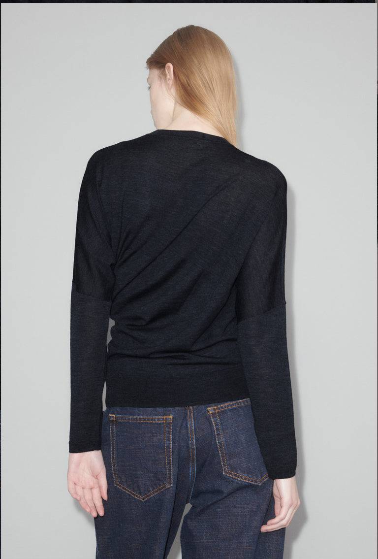 Odeeh Merino Extrafine Pullover, Jet Black Osterangebot