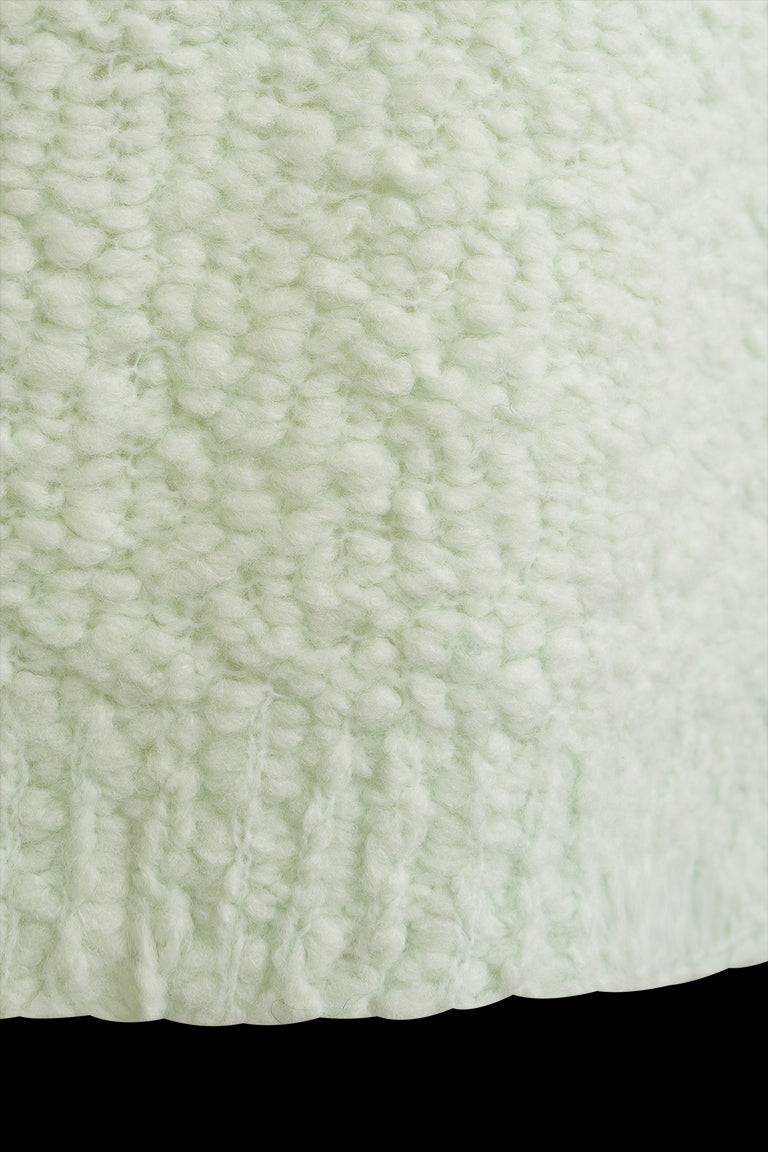 Odeeh Fluffy Wick-Yarn Pullover, Ice Green Lagerräumung