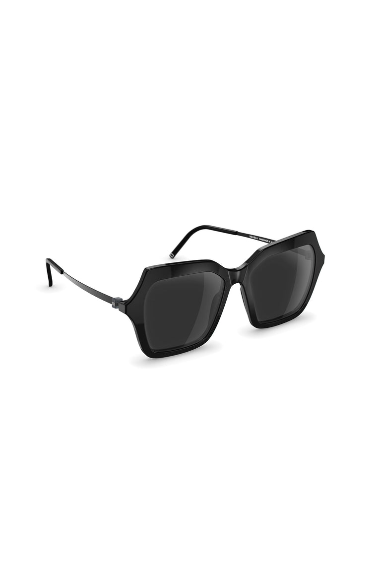 Odeeh NEUBAU Phaedra Sonnenbrille, Black/Black Top Angebot