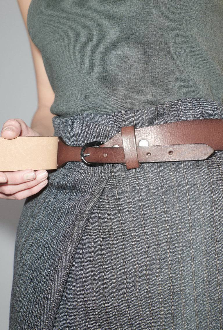Odeeh Leather Belt, Toffee Kostenlose Rückgabe