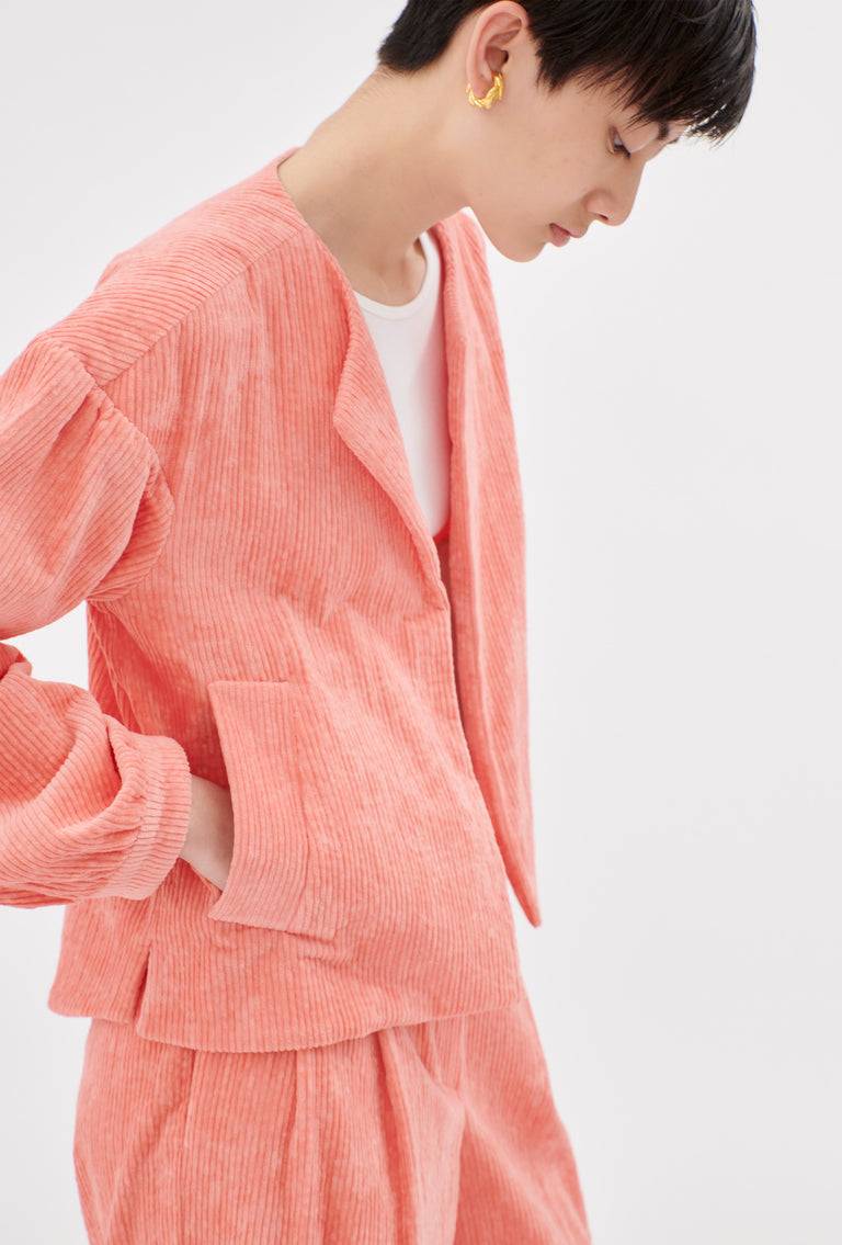 Odeeh Washed Corduroy Jacke, Flamingo Nur noch ein Tag übrig