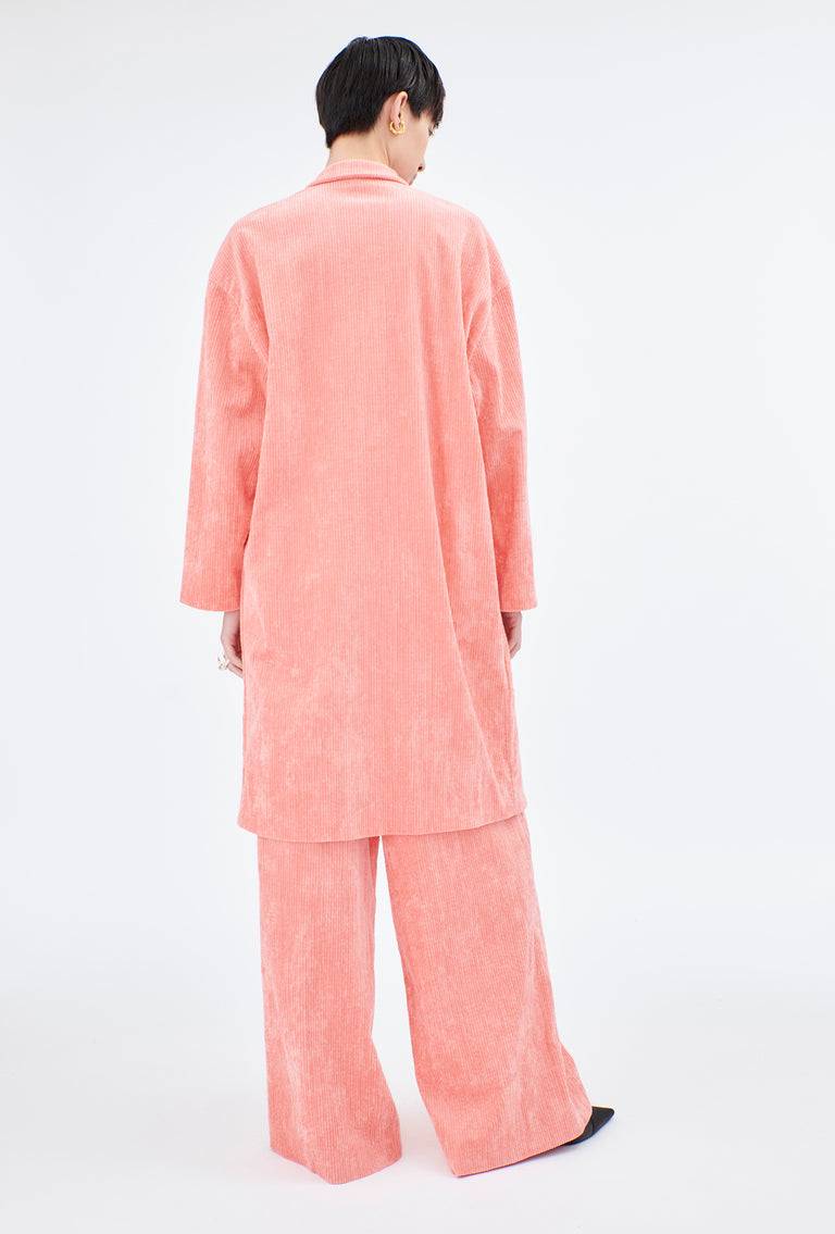 Odeeh Washed Corduroy Mantel, Flamingo Riesige Rabatte