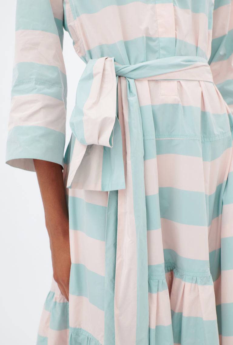 Odeeh Taffeta Block Stripe Kleid, Sorbet Black Friday Preise