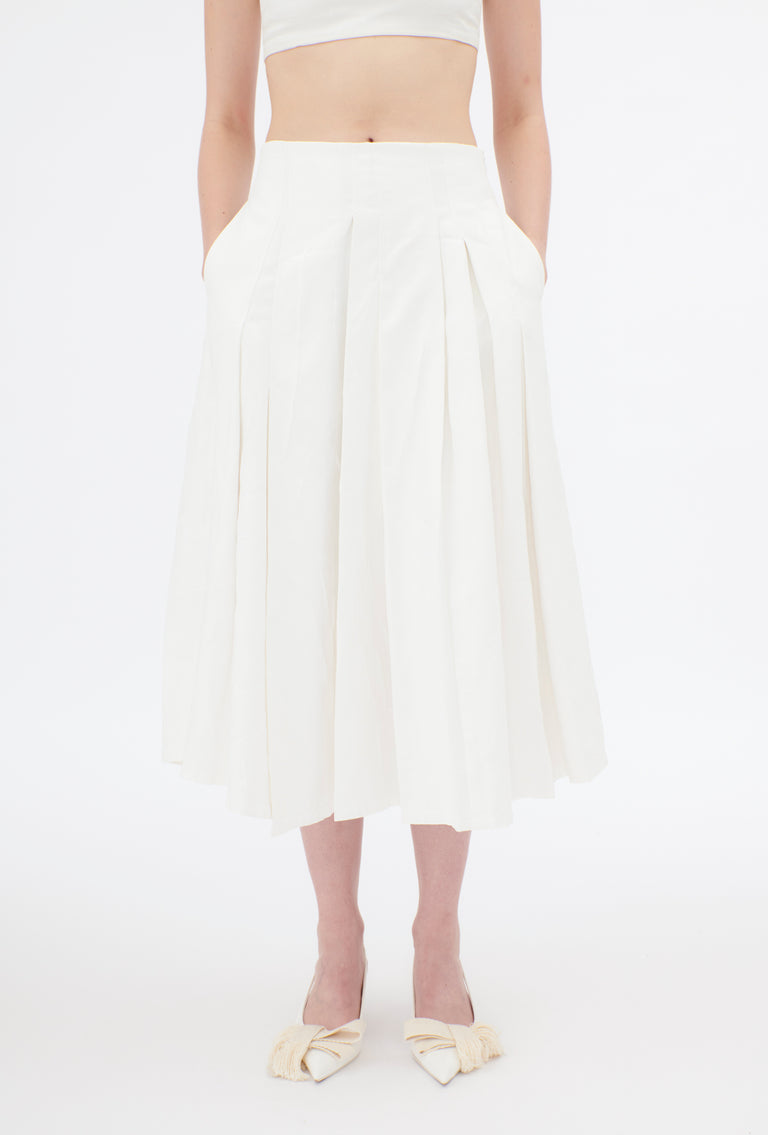 Odeeh Crinkled Duchesse Stonewashed Rock, Milk 2025