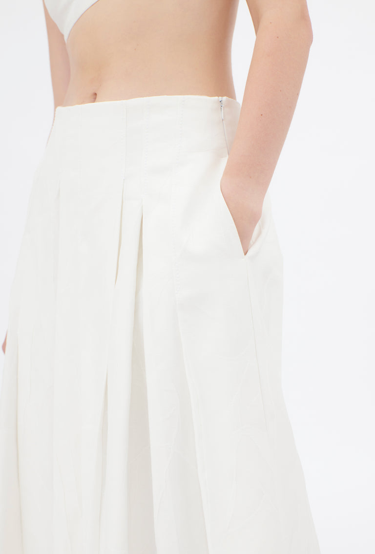 Odeeh Crinkled Duchesse Stonewashed Rock, Milk 2025