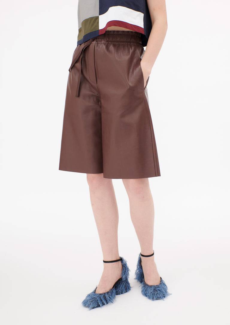 Odeeh Light Lamb Nappa Hose, Maroon Schlussverkauf