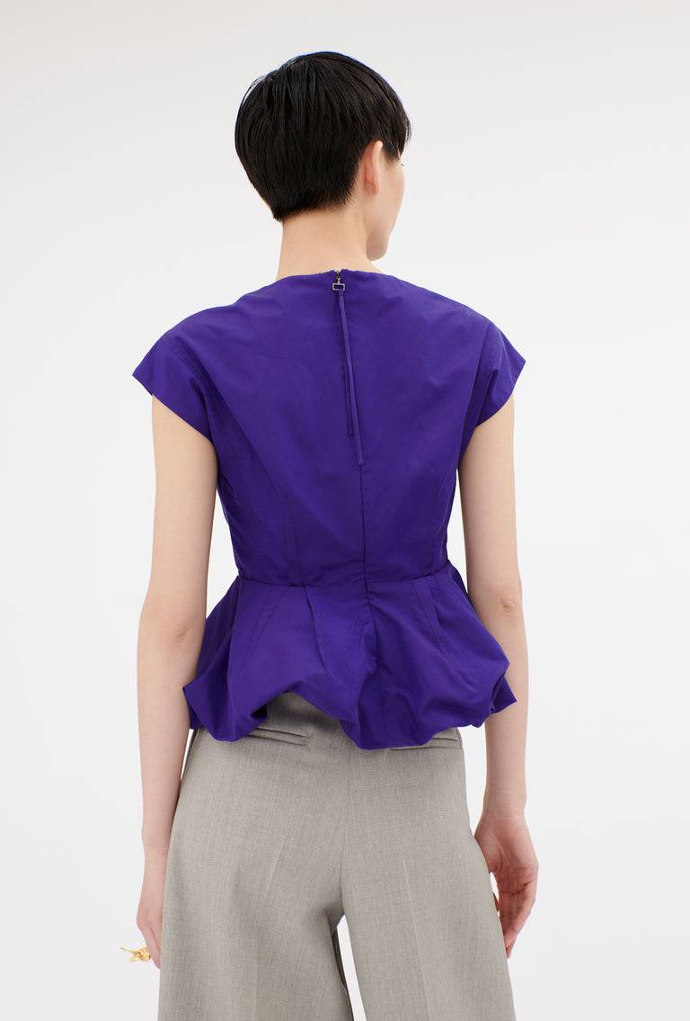 Odeeh Gros Grain Top, Violet Limitierter Zeitrabatt