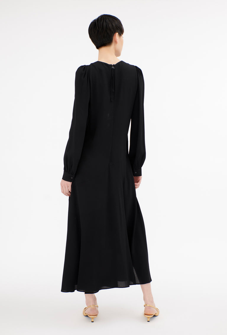 Odeeh Sablé Kleid, Jet Black Versandkostenfrei