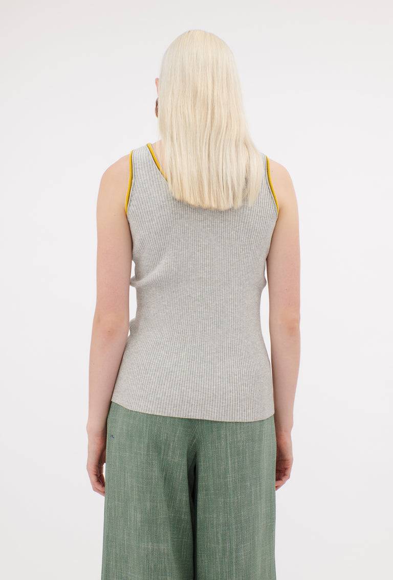 Odeeh Viscose Rib Top, Sunflower Begrenztes Angebot