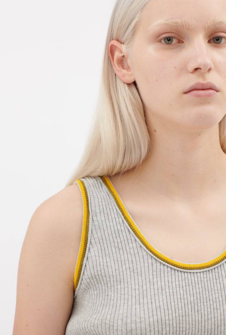 Odeeh Viscose Rib Top, Sunflower Begrenztes Angebot