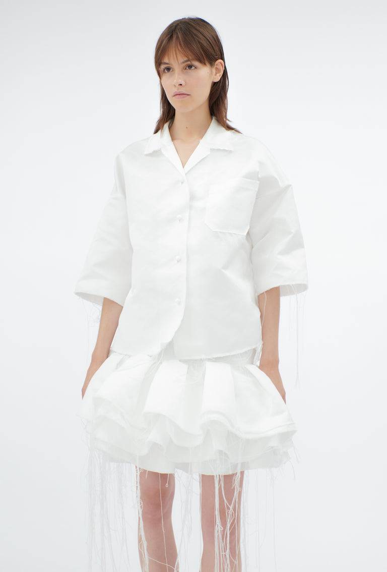 Odeeh Duchesse Bluse, White Online Outlet