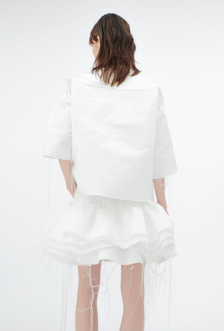 Odeeh Duchesse Bluse, White Online Outlet