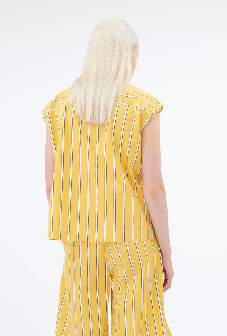 Odeeh Men's Stripe Bluse, Dandelion Exklusive Angebote