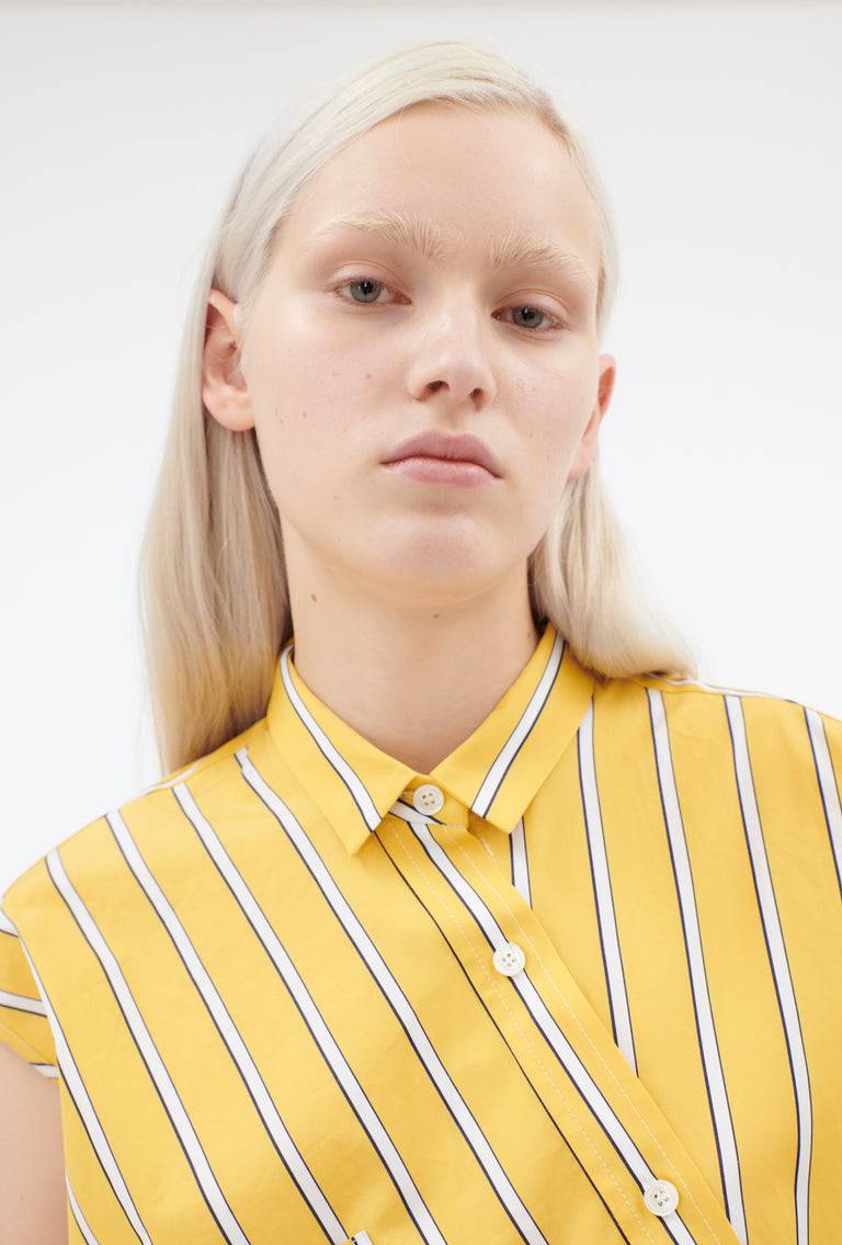 Odeeh Men's Stripe Bluse, Dandelion Exklusive Angebote