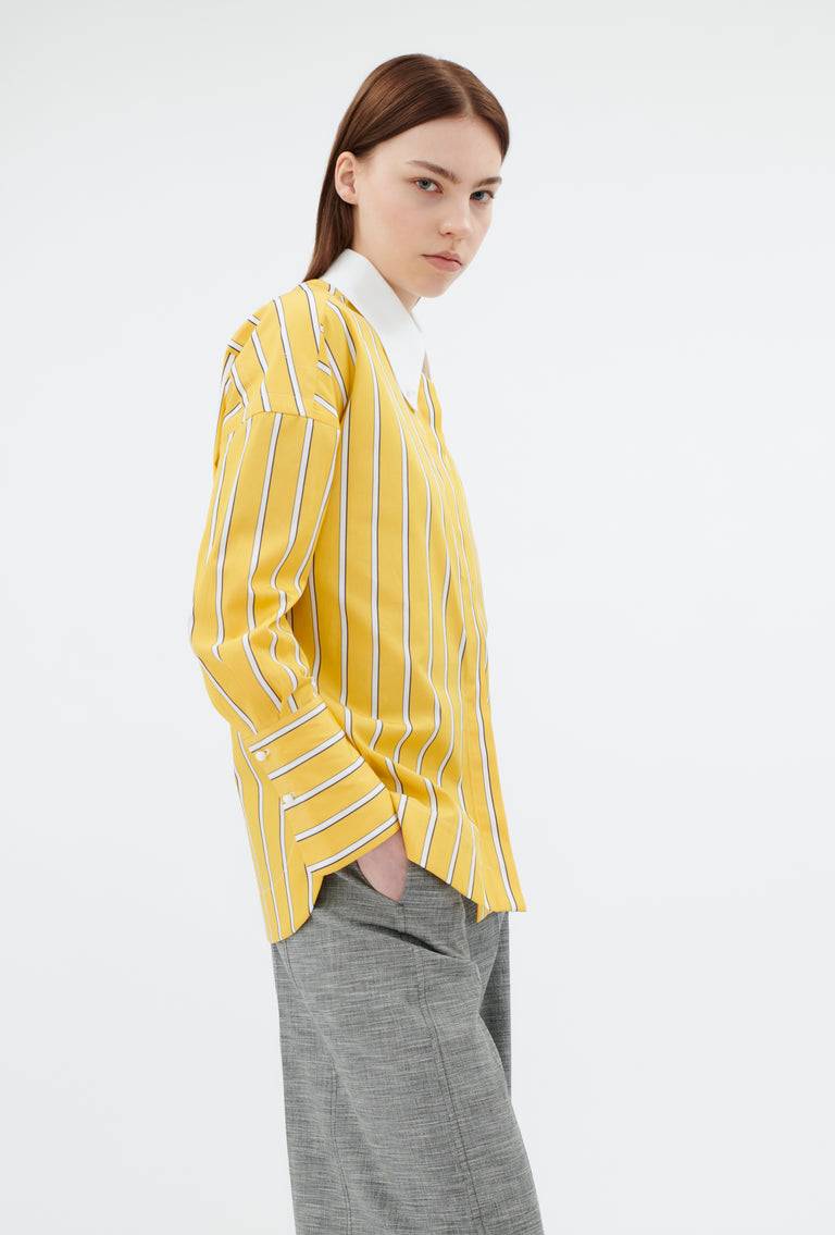 Odeeh Men's Stripe Bluse, Dandelion Blitzangebot