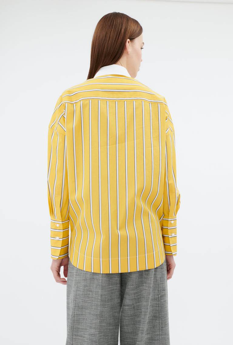 Odeeh Men's Stripe Bluse, Dandelion Blitzangebot