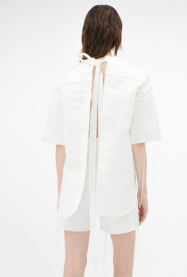 Odeeh Duchesse Bluse, White Große Rabatte