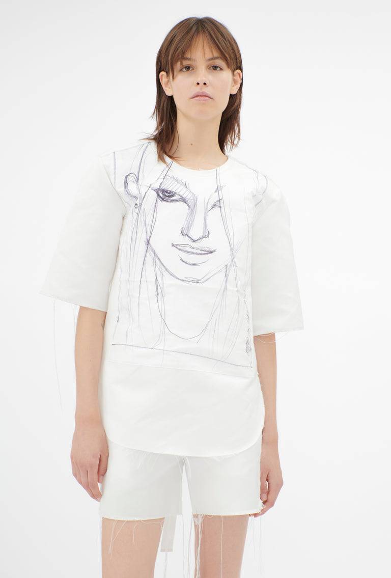 Odeeh Duchesse Hose, White Tägliche Deals