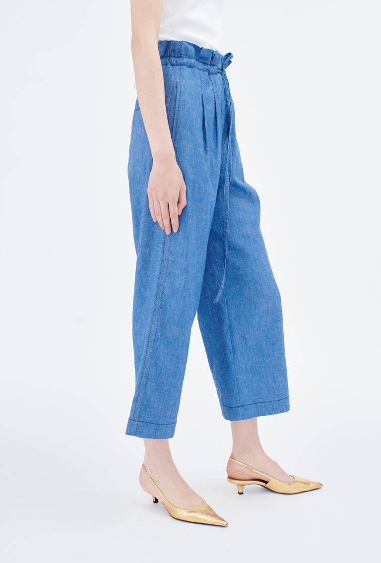 Odeeh Cotton Linen Denim Hose, Ocean Sonderangebote