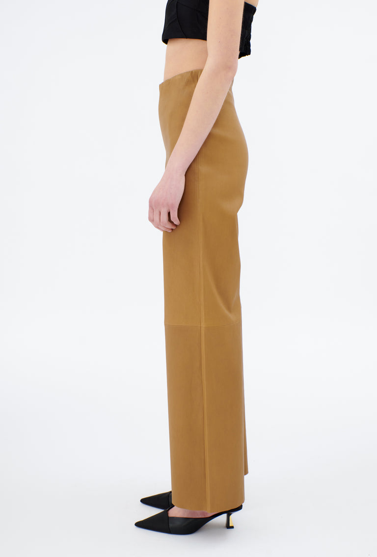 Odeeh Stretch Lamb Nappa Hose, Tiger's Eye VIP-Rabatte