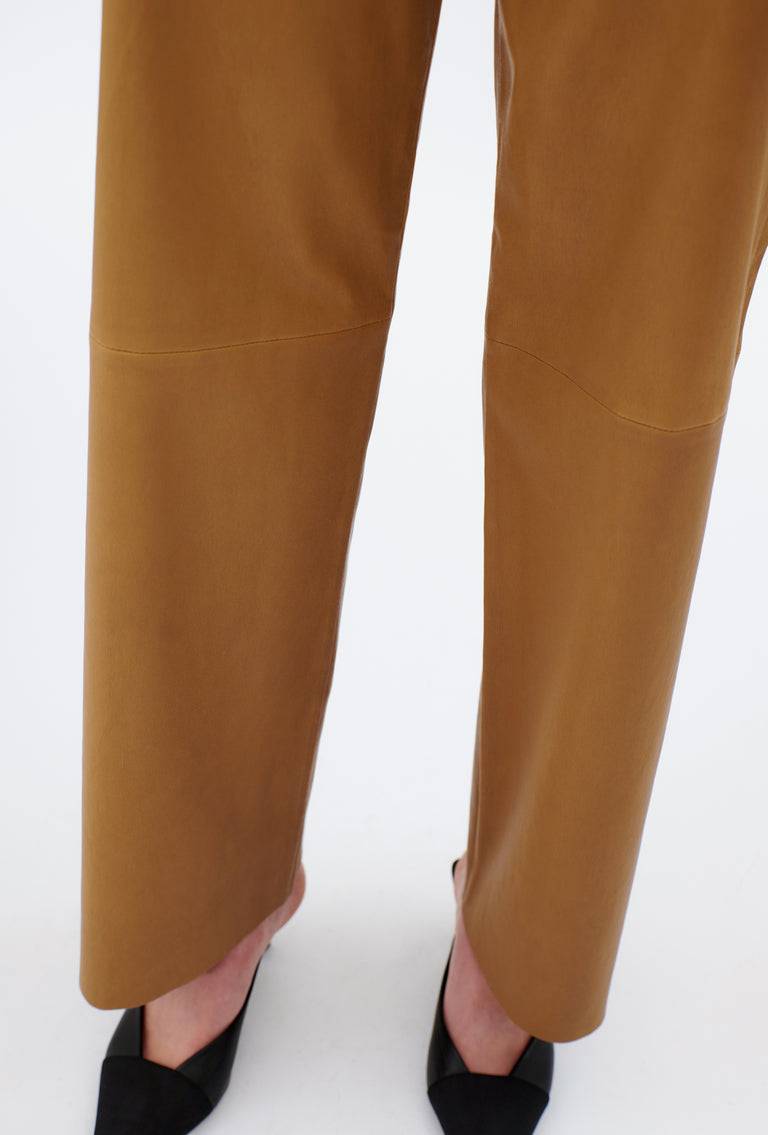 Odeeh Stretch Lamb Nappa Hose, Tiger's Eye VIP-Rabatte