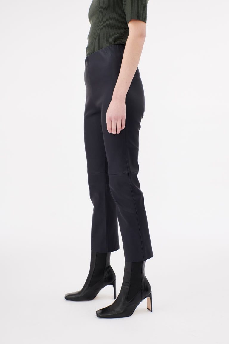 Odeeh Stretch Lamb Nappa Hose, Blackblue Wochenangebot