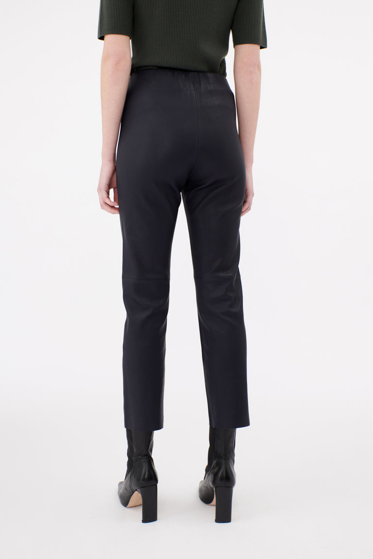 Odeeh Stretch Lamb Nappa Hose, Blackblue Wochenangebot