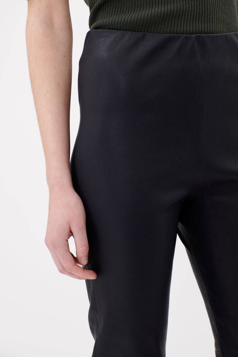 Odeeh Stretch Lamb Nappa Hose, Blackblue Wochenangebot