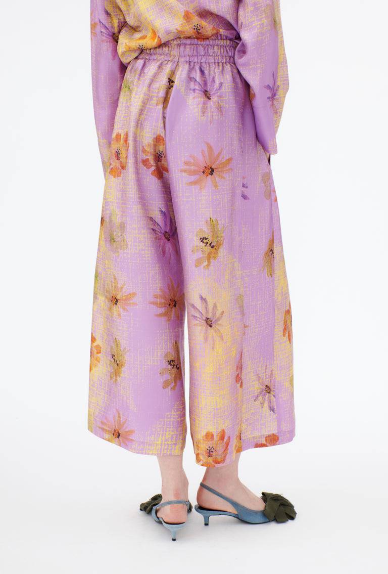 Odeeh Anemones Silk Hose, Amethyst Kostenlose Rückgabe