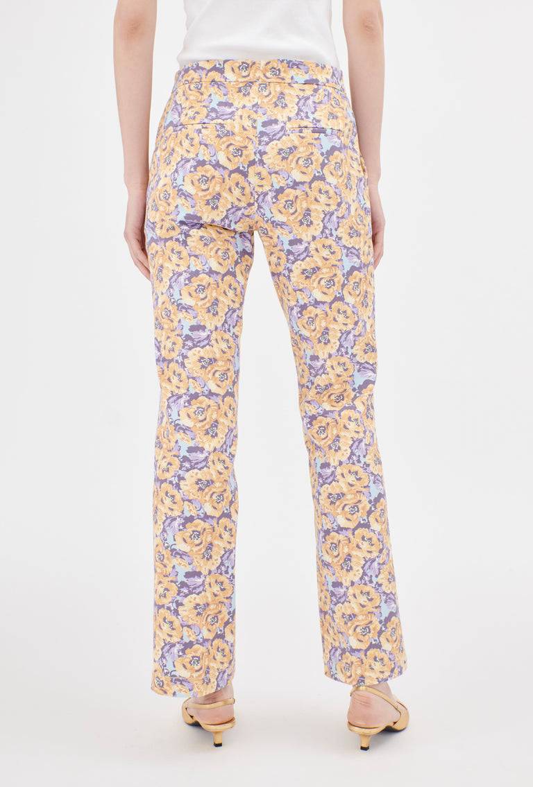 Odeeh Anemones Cotton Gabardine Hose, Lilac Begrenzte Freigabe