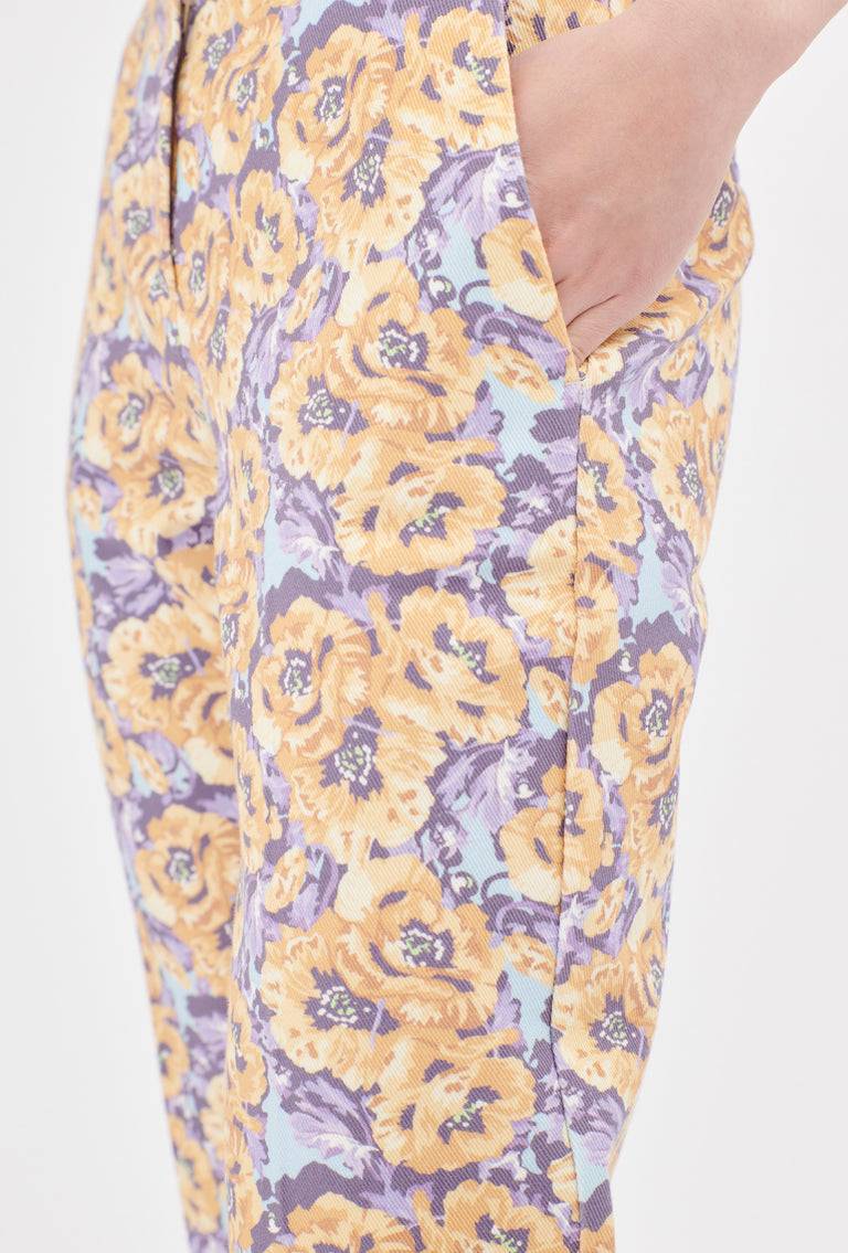 Odeeh Anemones Cotton Gabardine Hose, Lilac Begrenzte Freigabe