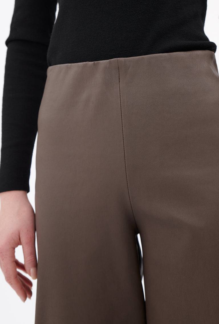 Odeeh Nappa Stretch Lederhose, Olive-brown Letzte 2 Tage
