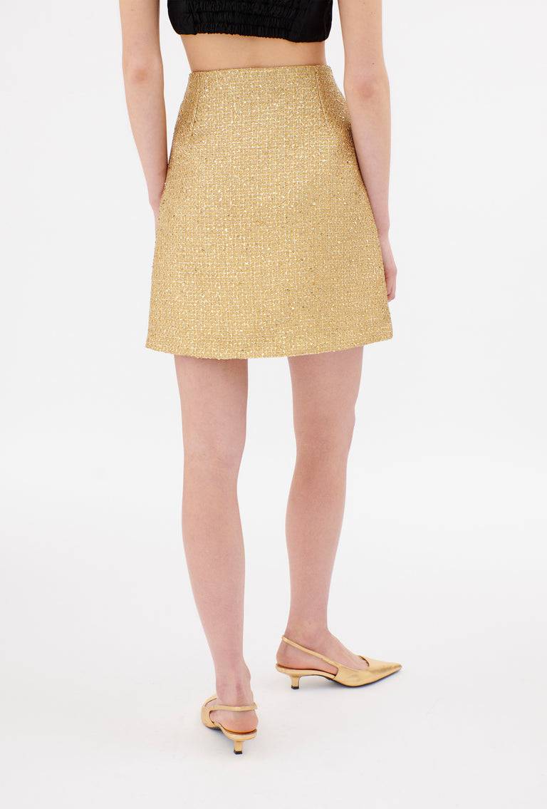 Odeeh Gold Brocade Rock, Gold Bis zu 50% Rabatt