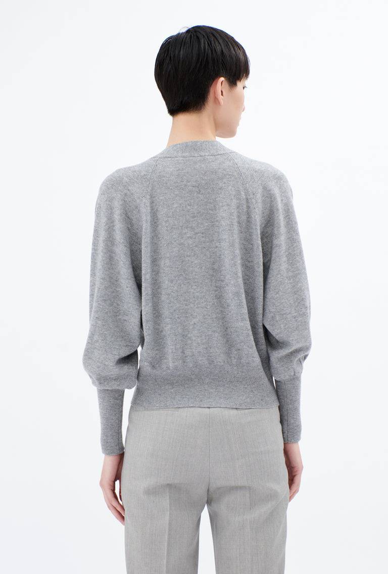 Odeeh Light Cashmere Knit Cardigan, Heather Grey Discount Store für neue Produkte