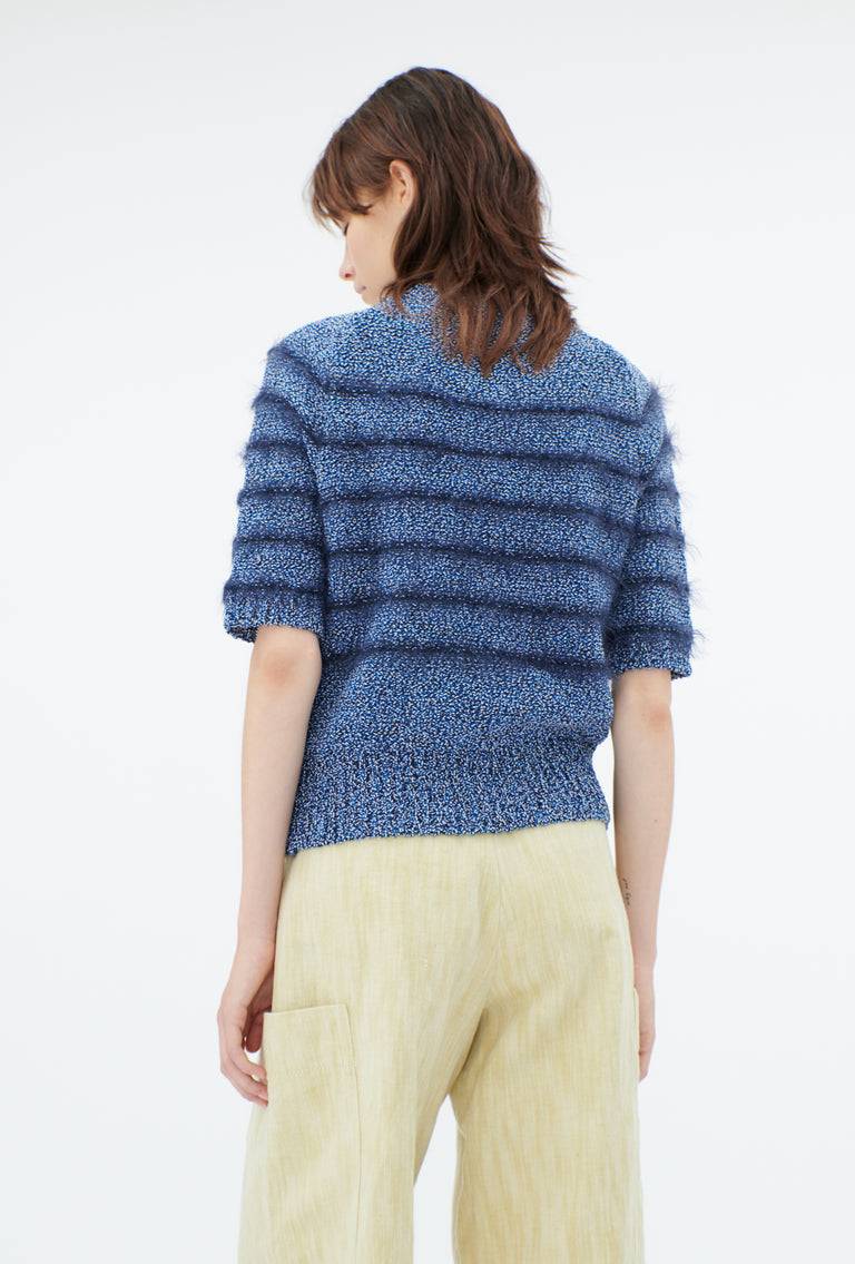 Odeeh Hairy Moulinè Pullover, Fayence 50% Rabatt mit kostenlosem Versand