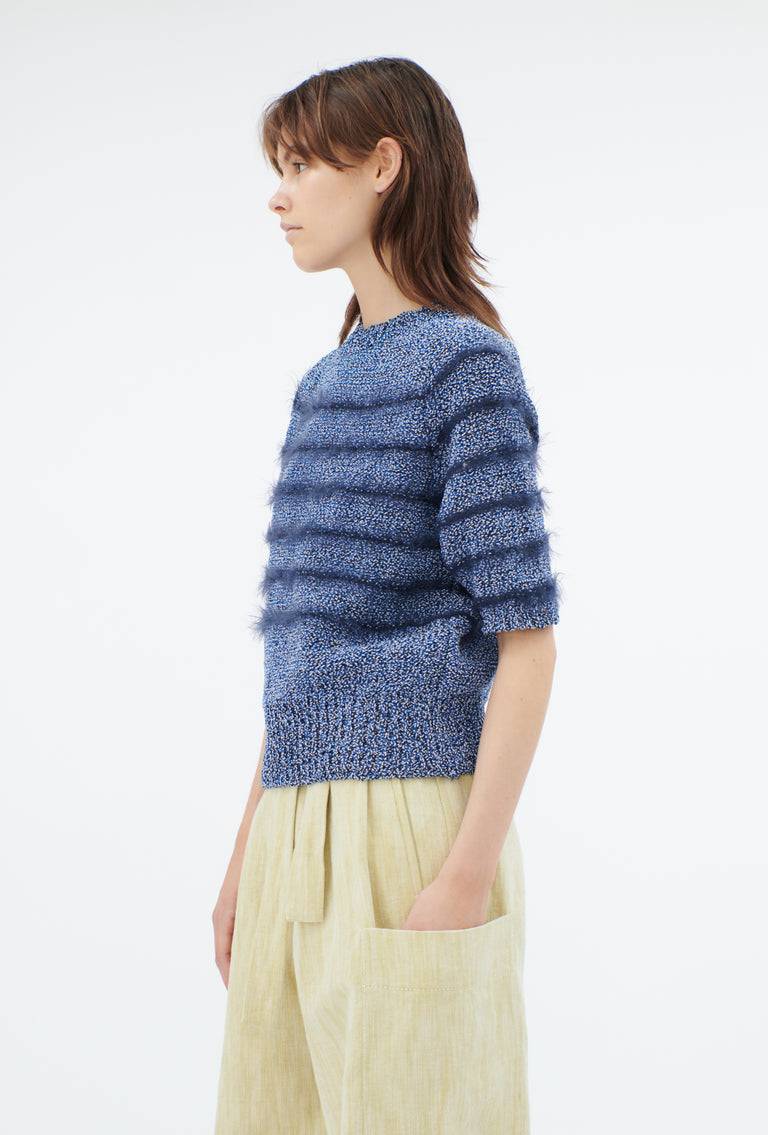 Odeeh Hairy Moulinè Pullover, Fayence 50% Rabatt mit kostenlosem Versand